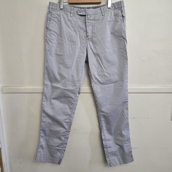 PT Torino Men's Slim Cotton Pebble Stone Chino Pants - Picture 2 of 13